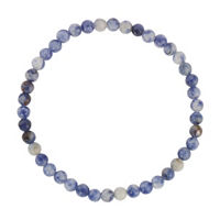 Denim Sodalite Bracelet, 4 mm