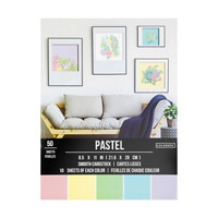 American Crafts Pastel Cardstock, 8.5 in x 11 in