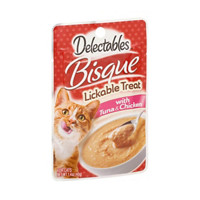 Delectables Bisque Tuna & Chicken Lickable Cat Treat, 1.4 oz