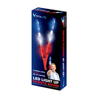 Vistalite LED Flashing Light Patriotic Batons, 18 in