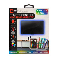 4Conic Remote Control Multi-color Light Strip, 3.25 ft