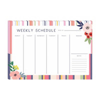 Weekly Planner Notepad, 50 Sheets