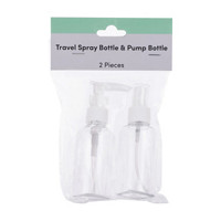 Beauty Plastic Travel Spray Bottles, White