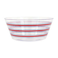 Peppy Patriotic Plastic Bowl, 10.75 in