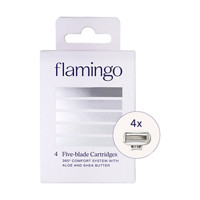 Flamingo 5 Blade Refill Cartridges, 4 ct