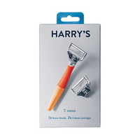 Harry's Razor Handle with Two Blades, Ember