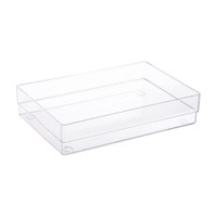 Clear Organizer Bin, 8 in x 6 in