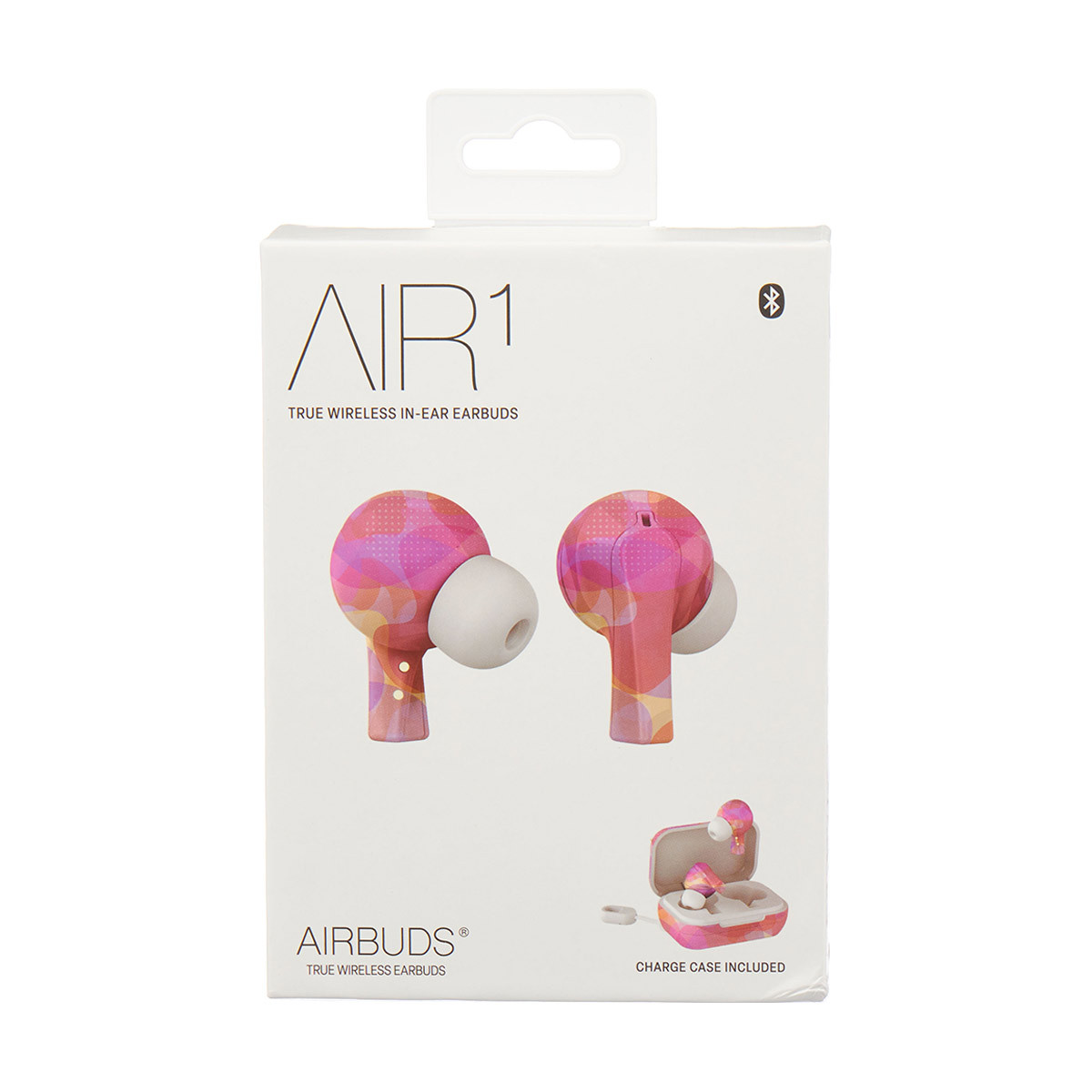 Air1 True Bluetooth Wireless Earbuds with Charging Case - White