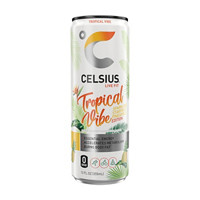 Celsius Tropical Vibe Sparkling Starfruit Pineapple Edition, 12