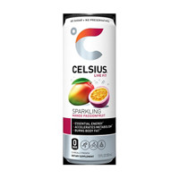 Celsius Sparkling Dietary Supplement, Mango Passionfruit, 12 fl