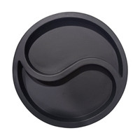 Chinese Yin Yang Themed Tray, Black