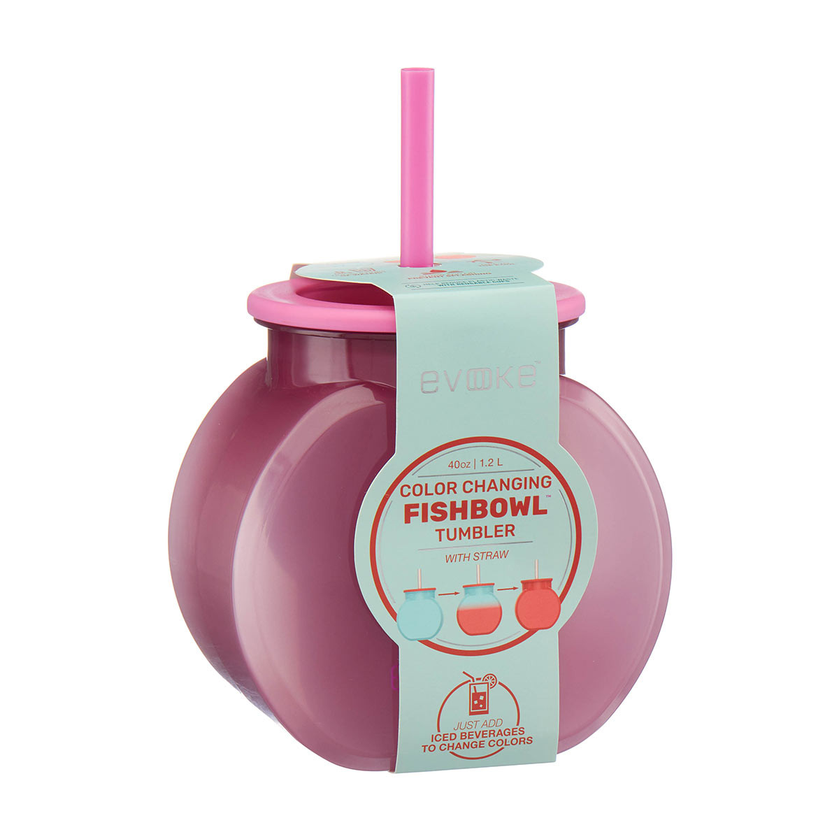 Evoke Color Changing Fish Bowl Mug, 40 oz