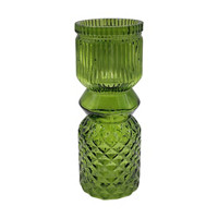 Crystal Vase, Green