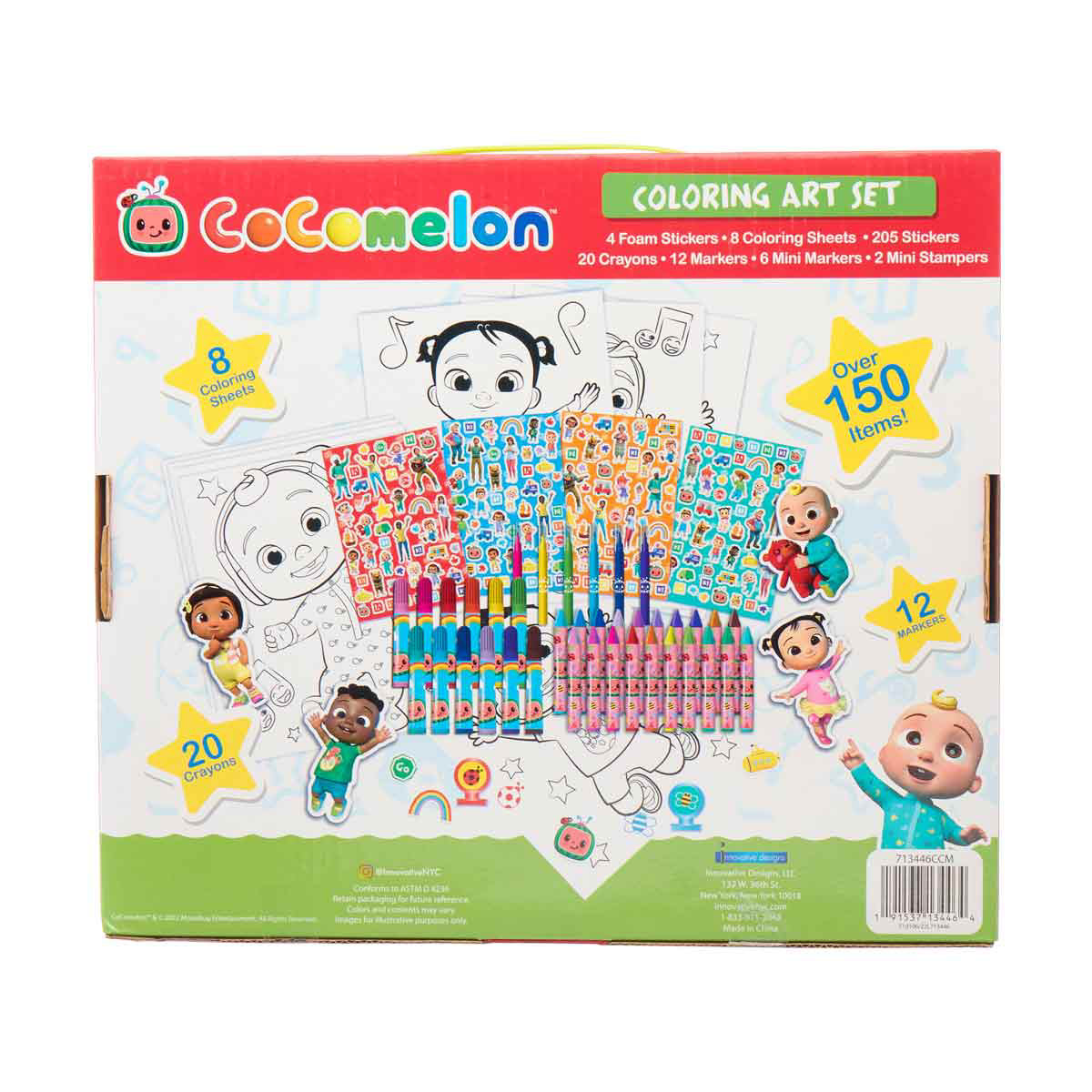 Cocomelon Coloring Art Set