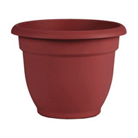 Arianna Planter, 6 in, Burnt Red