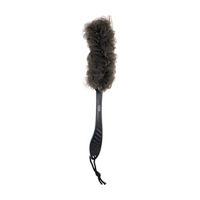 Cedar & Sage Infused Mesh Back & Body Scrubber, Charcoal