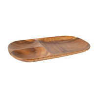 Wooden 3 Section Tray