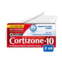 Cortizone 10 Maximum Strength Sensitive Skin Anti-Itch Cream, 2 oz