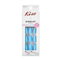 KISS Solid Color Medium Coffin Press-On Nails -