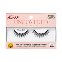 Kiss Uncovered Collection Faux Eyelashes, Clean Girl