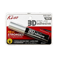 Kiss 3D Strip Lash Adhesive, Black, 0.17 oz
