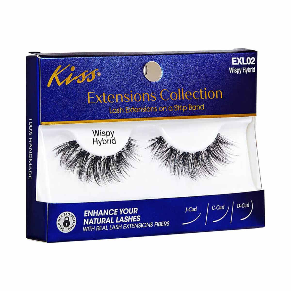 Kiss Extensions Collection Eyelashes, Wispy Hybrid