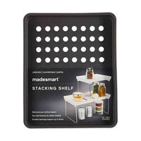 Madesmart Classic Small Stacking Shelf, Frost