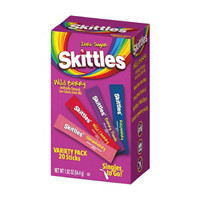 Skittles Wild Berry Singles To Go Drink Mix Variety Pack, 20 ct