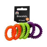 Halloween Bracelet Hair Band, 6 ct