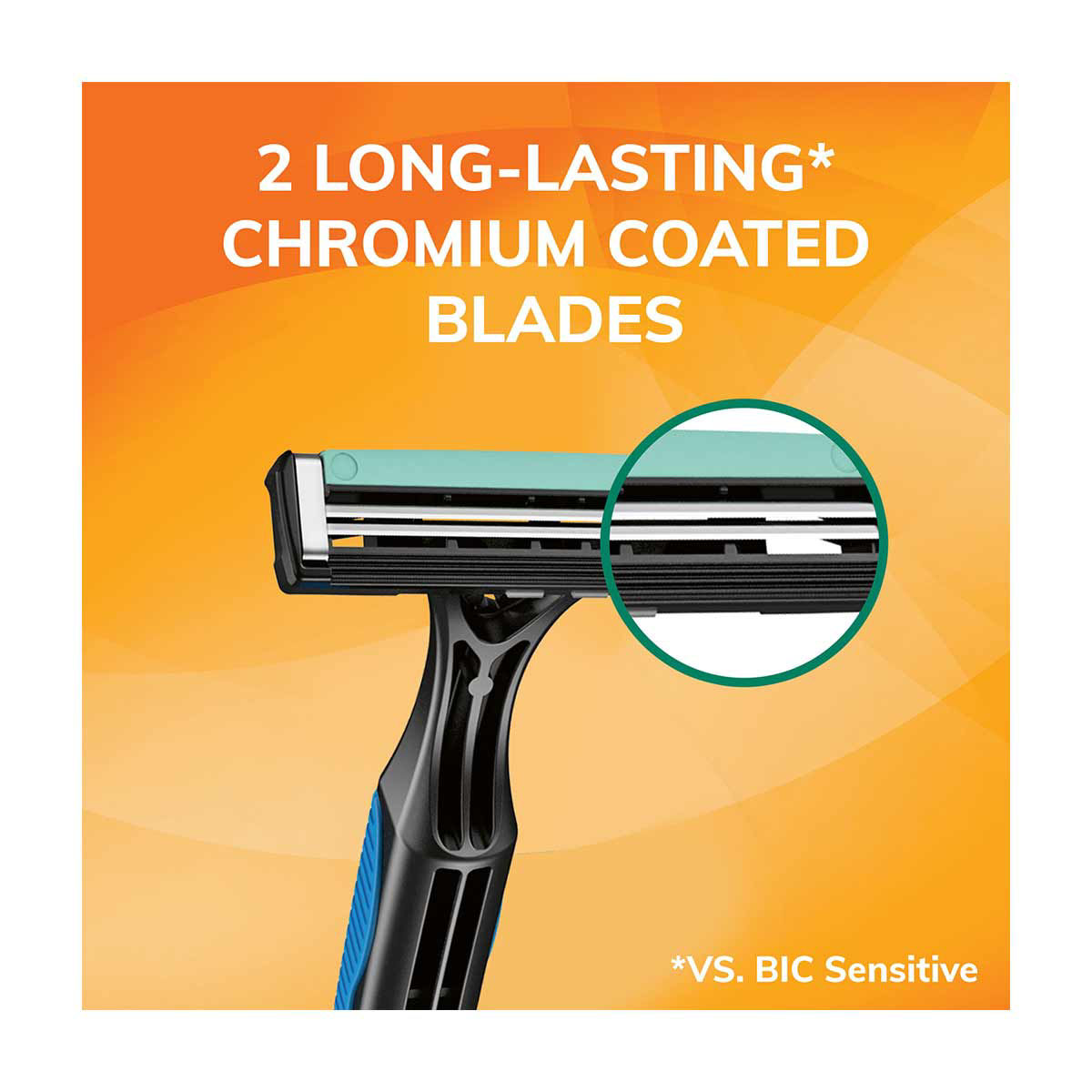 BIC Sensitive 2 Disposable Razors for Men, 8 ct