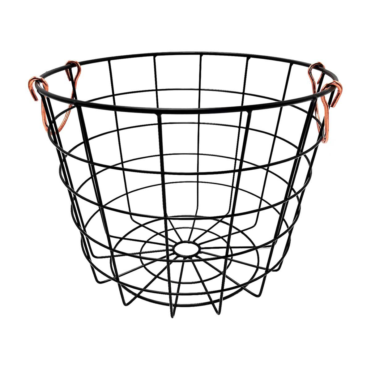 Round Metal Storage Basket