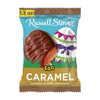 Russell Stover Easter Caramel Milk Chocolate Easter Egg,