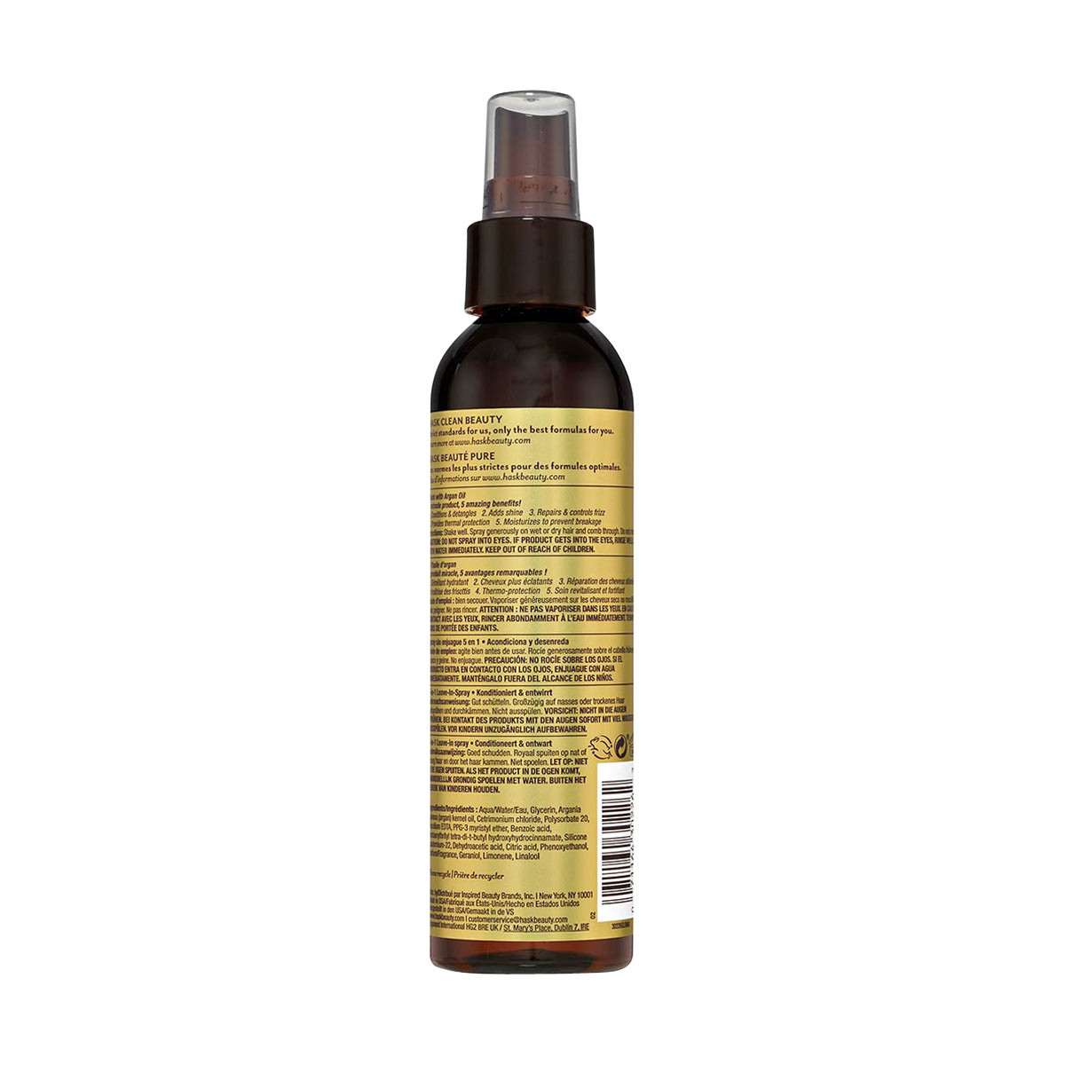 Hask Argan Oil 5-in-1 Leave-In Spray Conditioner & Detangler, 1.75 oz