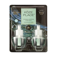 Koze Place Tranquil Waters & Sea Salt Plug-In Scented Oil Refill, 20 ml, 2 Pack