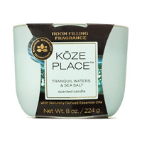 Koze Place Tranquil Waters & Sea Salt Scented Candle, 8 oz
