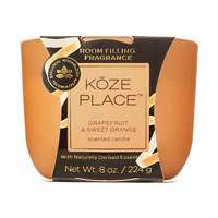 Koze Place Grapefruit & Sweet Orange Scented Candle,