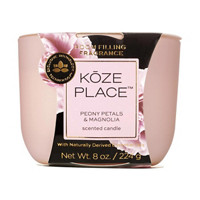 Koze Place Peony Petals & Magnolia Scented Candle, 8 oz