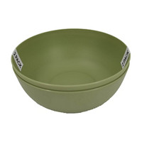 Avocado Matte Plastic Dinner Bowl, Pack of 2