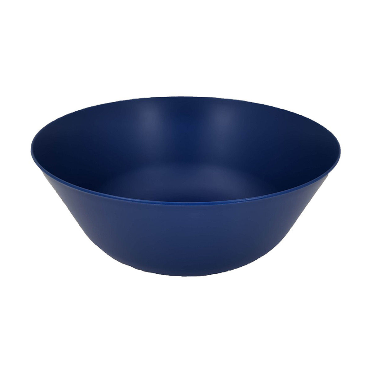 Navy Matte Plastic Serving Bowl