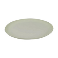Cool Cream Matte Plastic Oval Serving Plate