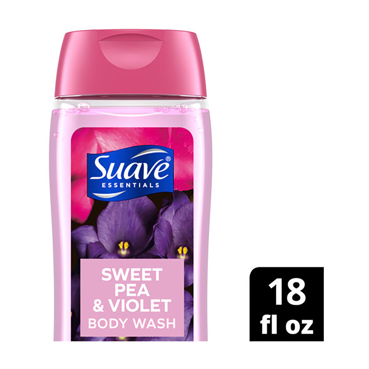 Suave Sweet Pea & Violet Gentle Body Wash, 18 fl oz