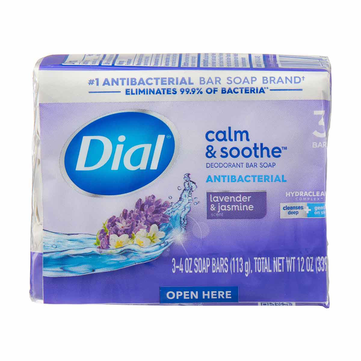 Dial Bar Soap Lavender Jasmine 3 pk