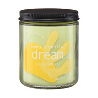 Scented Candle, Honey & Vanilla Dream, 6.5 oz