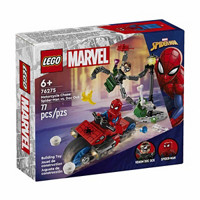 Lego Marvel Spider-Man vs Doc Ock Motorcycle Chase