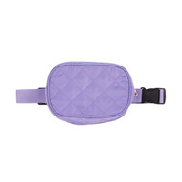 Quilted Fanny Pack, Purple