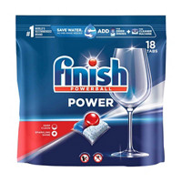 Finish Powerball Dishwasher Detergent Tabs - Power, 18