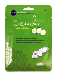 Celavi Cucumber Facial Sheet Mask, 0.74 oz