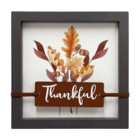 'Thankful' Wooden Sign