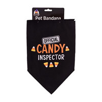 Halloween 'Candy Inspector' Dog Bandana