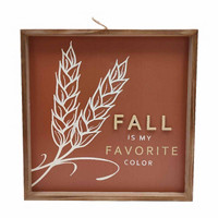 'Fall Is My Favorite Color' Wooden Framed Art